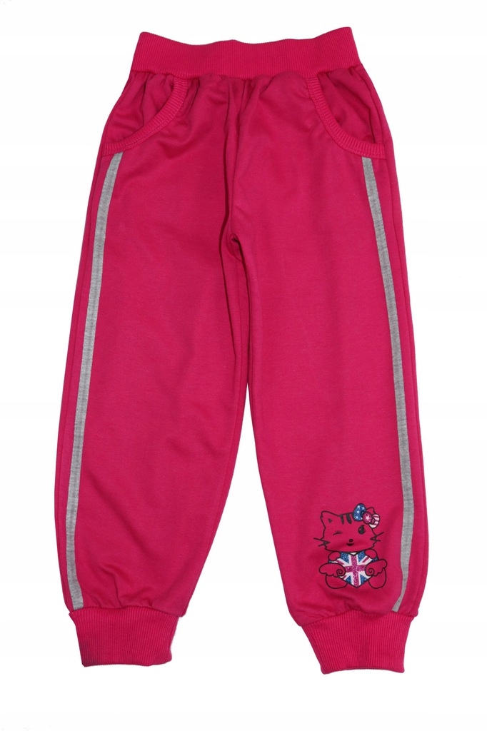 Spodnie dresowe dziewczęce 80-86