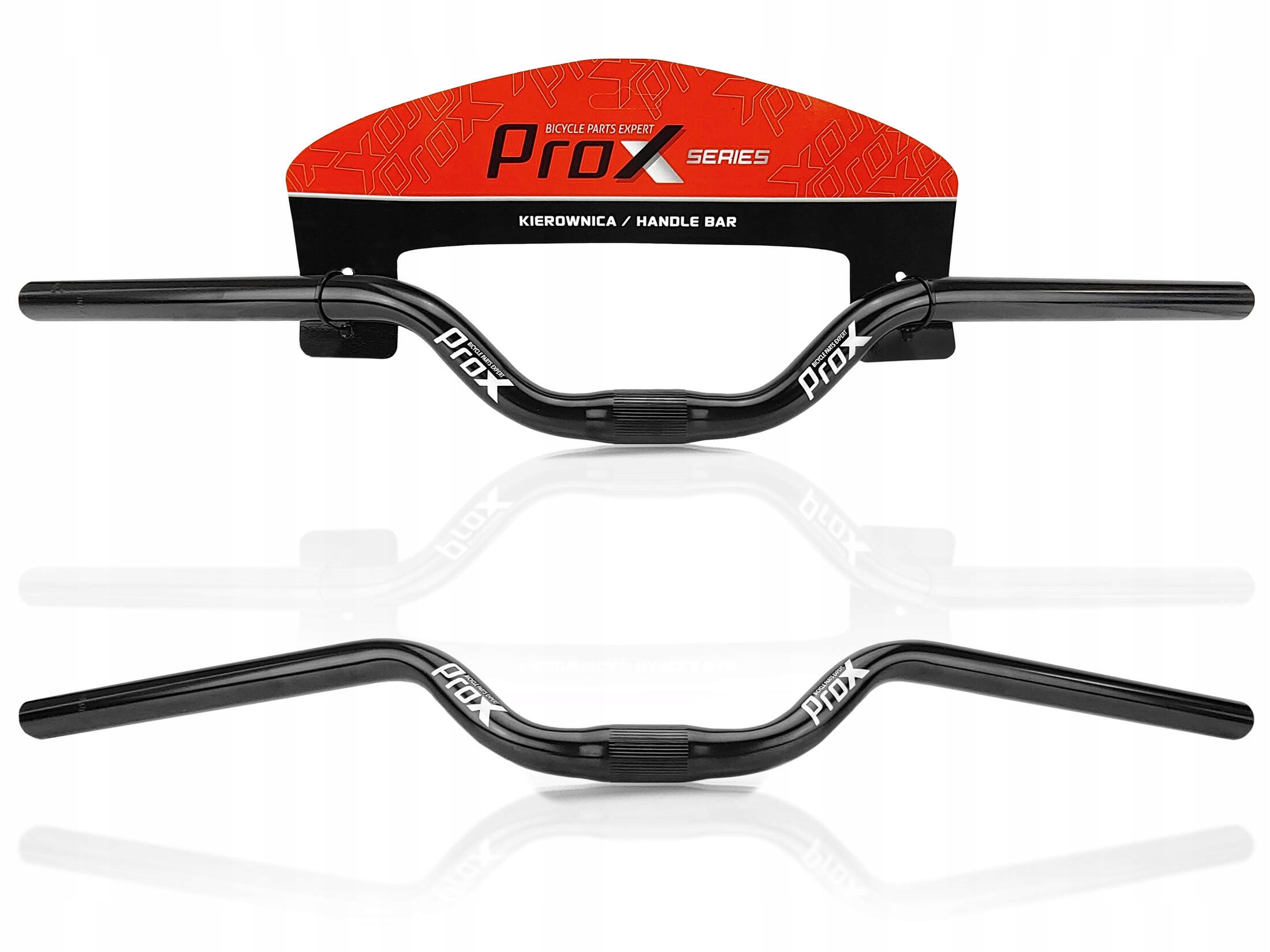 Kierownica rowerowa trekking cross Prox stalowa gięta 640 mm 25,4 mm