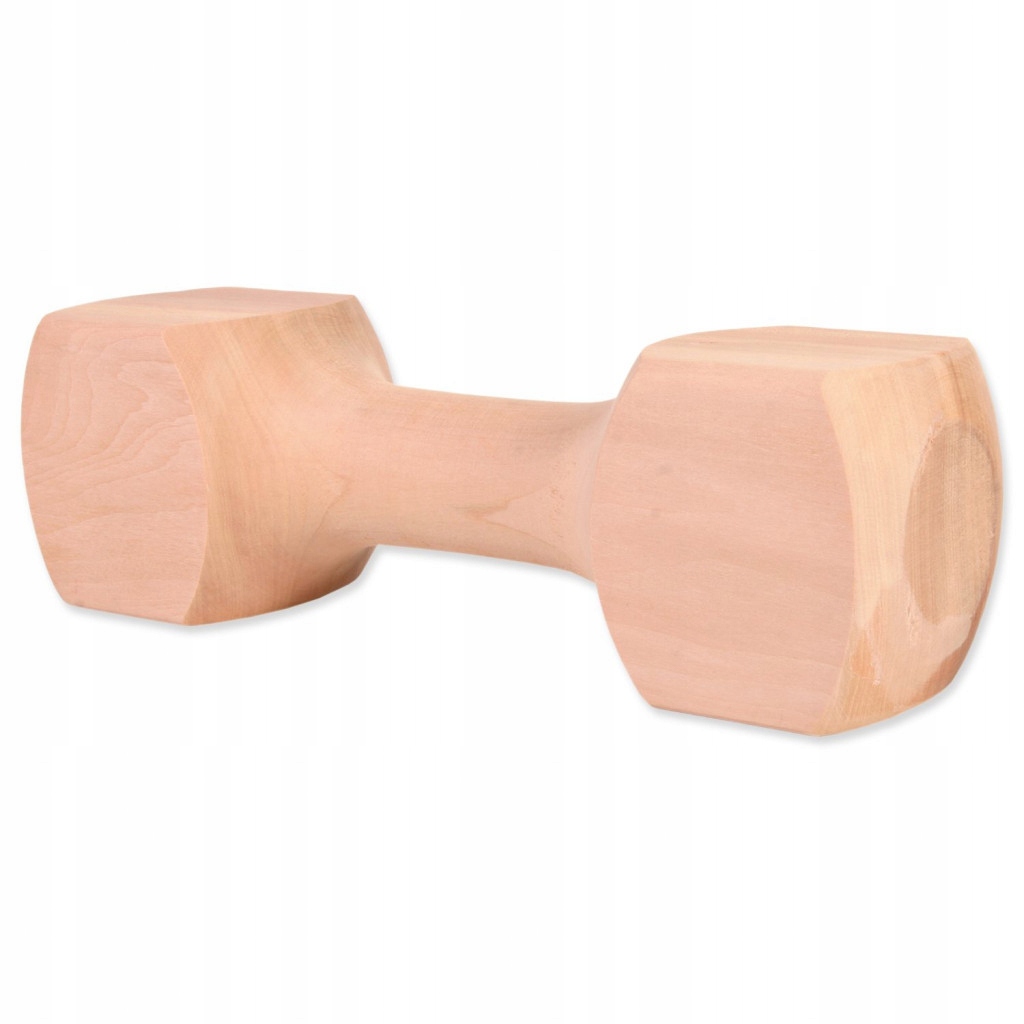 Levně Hračka Trixie činka hranatá, dřevo 650g