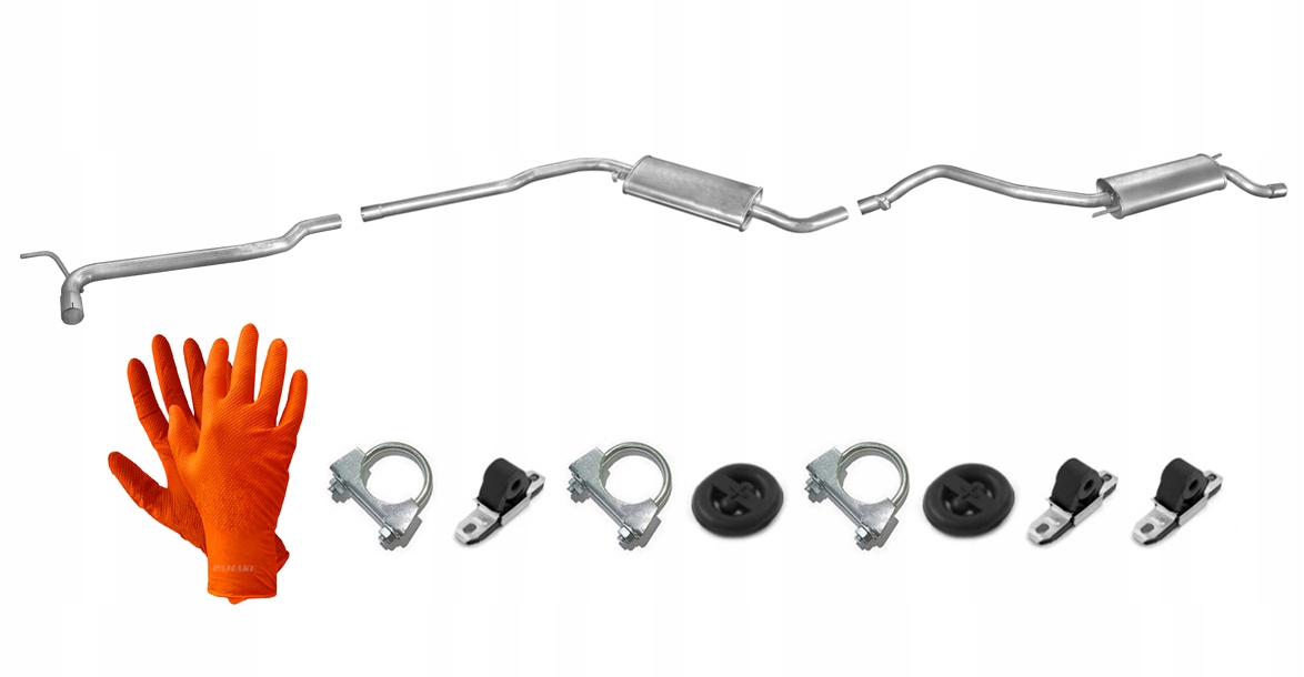 Vw Transporter T4 IV 1.9 Td 50 kW (1992-12/1995) Swb Výfukový Systém