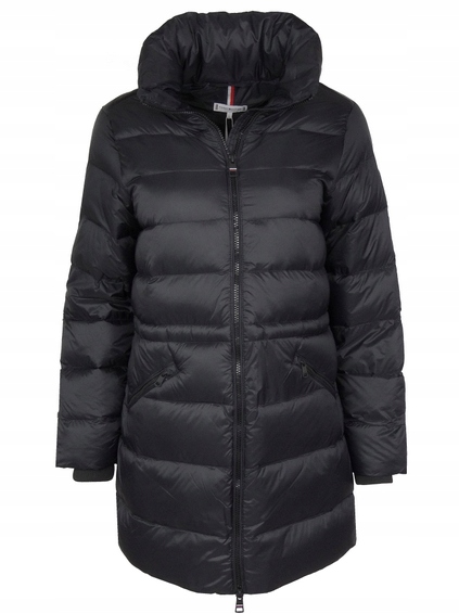 Tommy Hilfiger Dámská prošívaná péřová bunda, černá, L