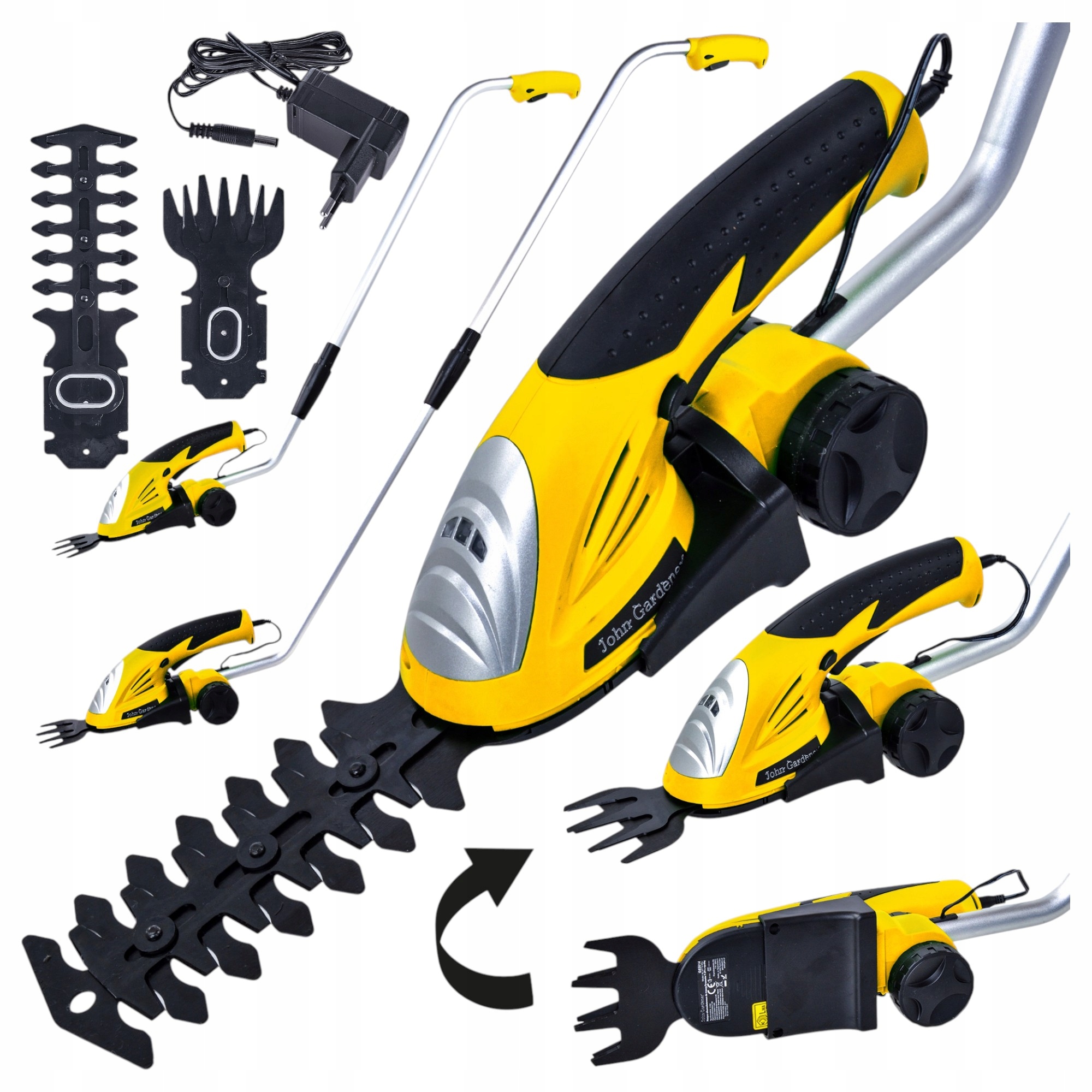 Nożyce Akumulatorowe Ogrodowe Do Trawy Krzewów Wysięgnik 90-128CM