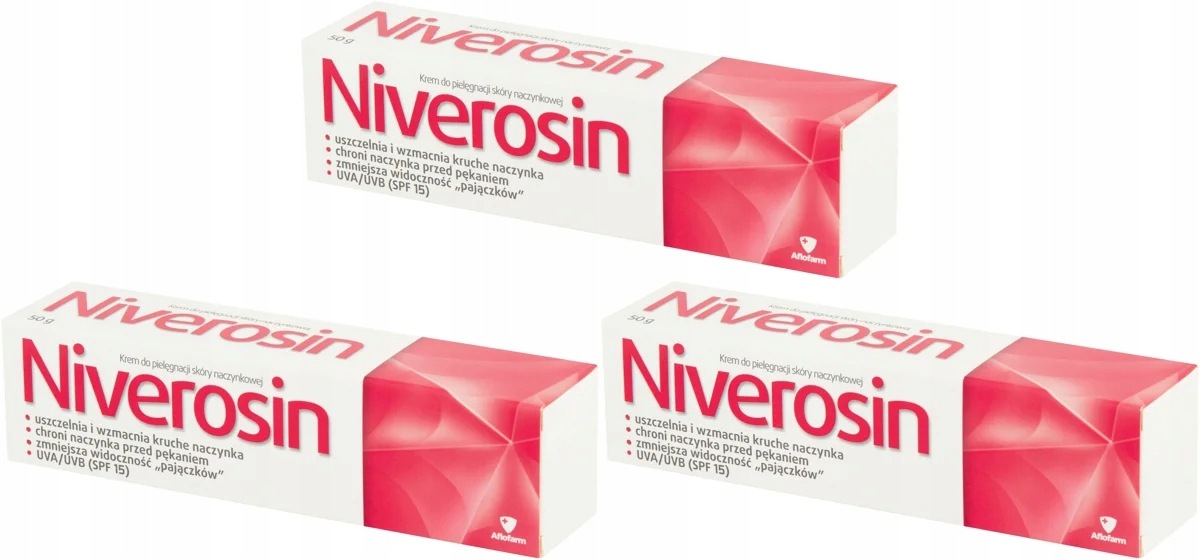 Krem do twarzy Niverosin naczynkowa 50 ml Spf 15