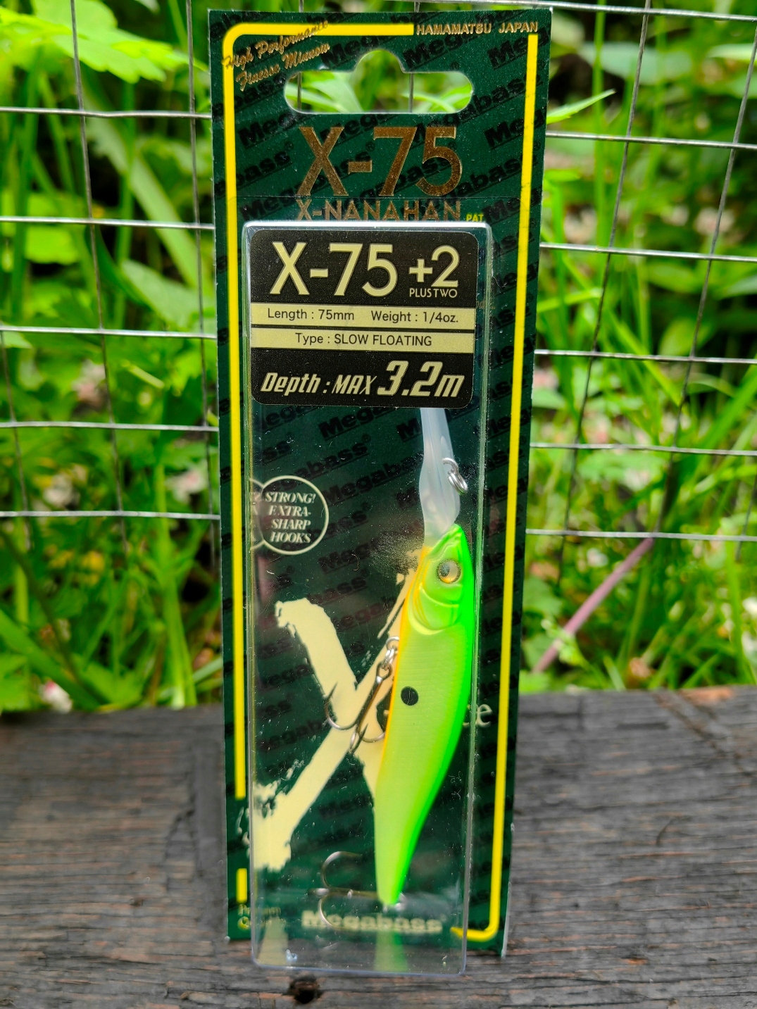 Megabass X-NANAHAN+2 75 mm 7 g wobler wolno wypływający do 3,2 m #011