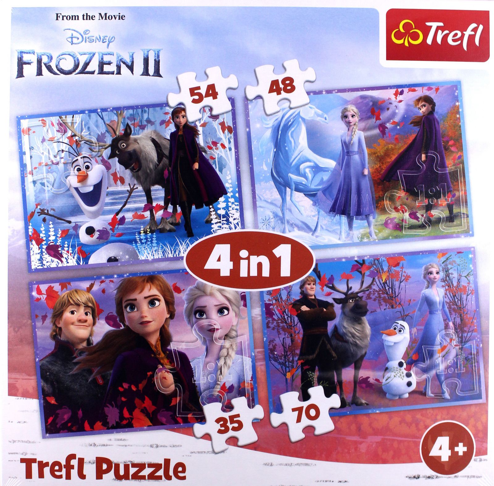 

Trefl 4W1 Podróż W Nieznane Disney Frozen 2 (343