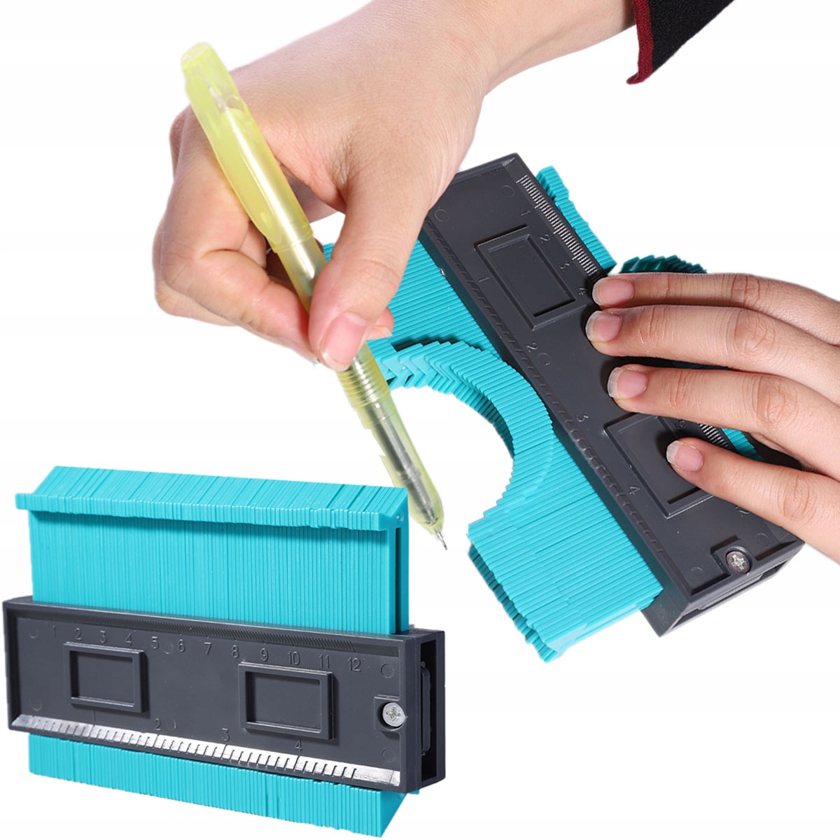 

Wzornik Szablon Przymiar Odwzorowania Kształtów 09