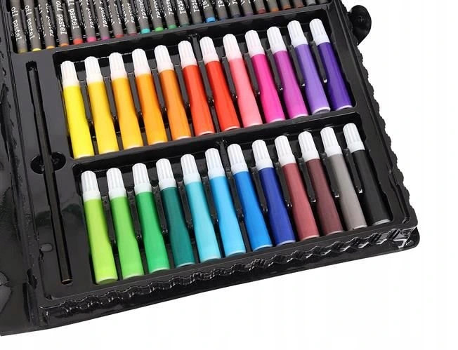 ZESTAW ARTYSTYCZNY DO MALOWANIA 168 ELEMENTÓW Płeć chłopcy