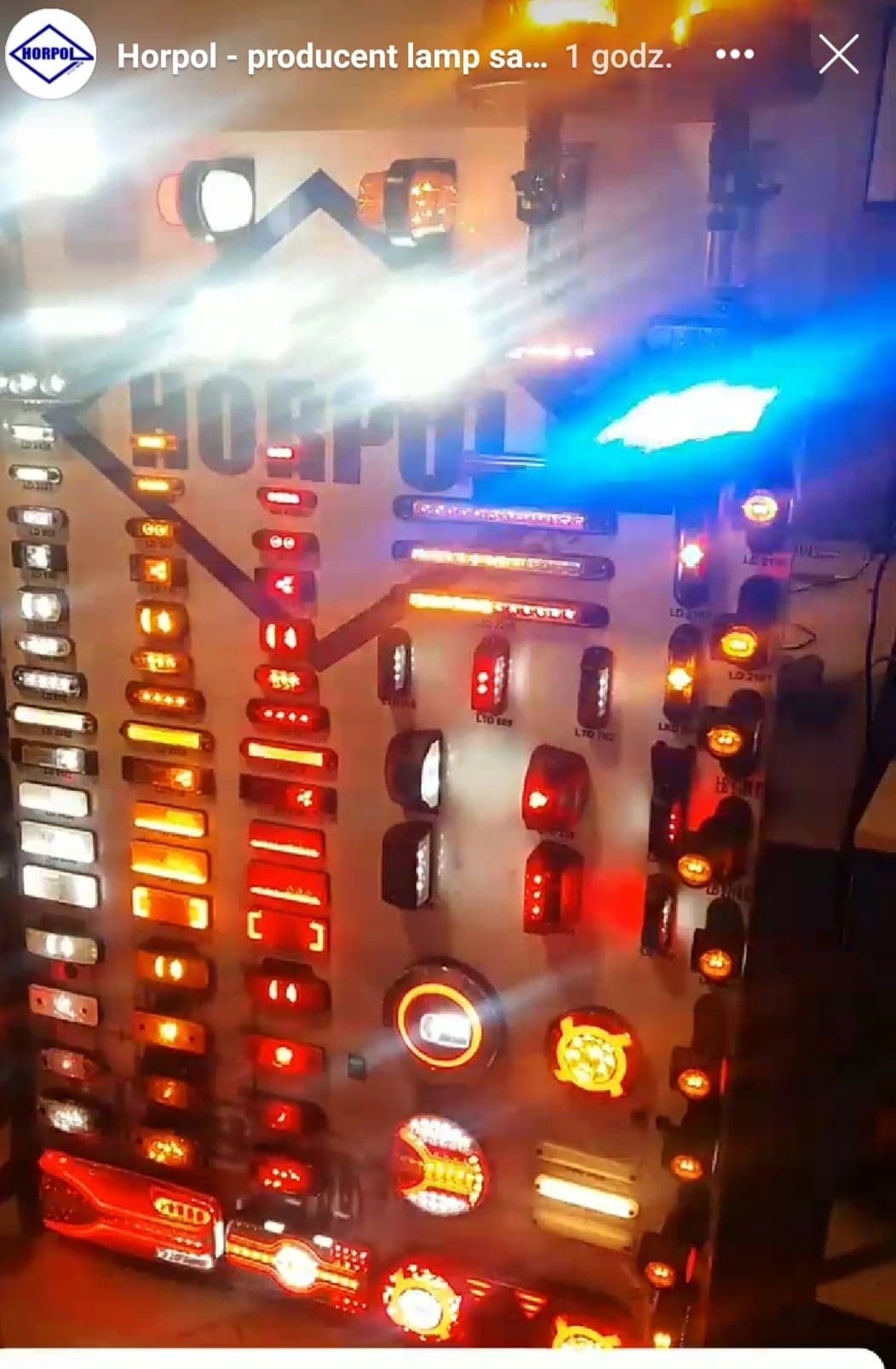 LAMPA OBRYSOWA LED OBRYSÓWKA 3 KOLORY LAWETA EAN (GTIN) 5903116345346