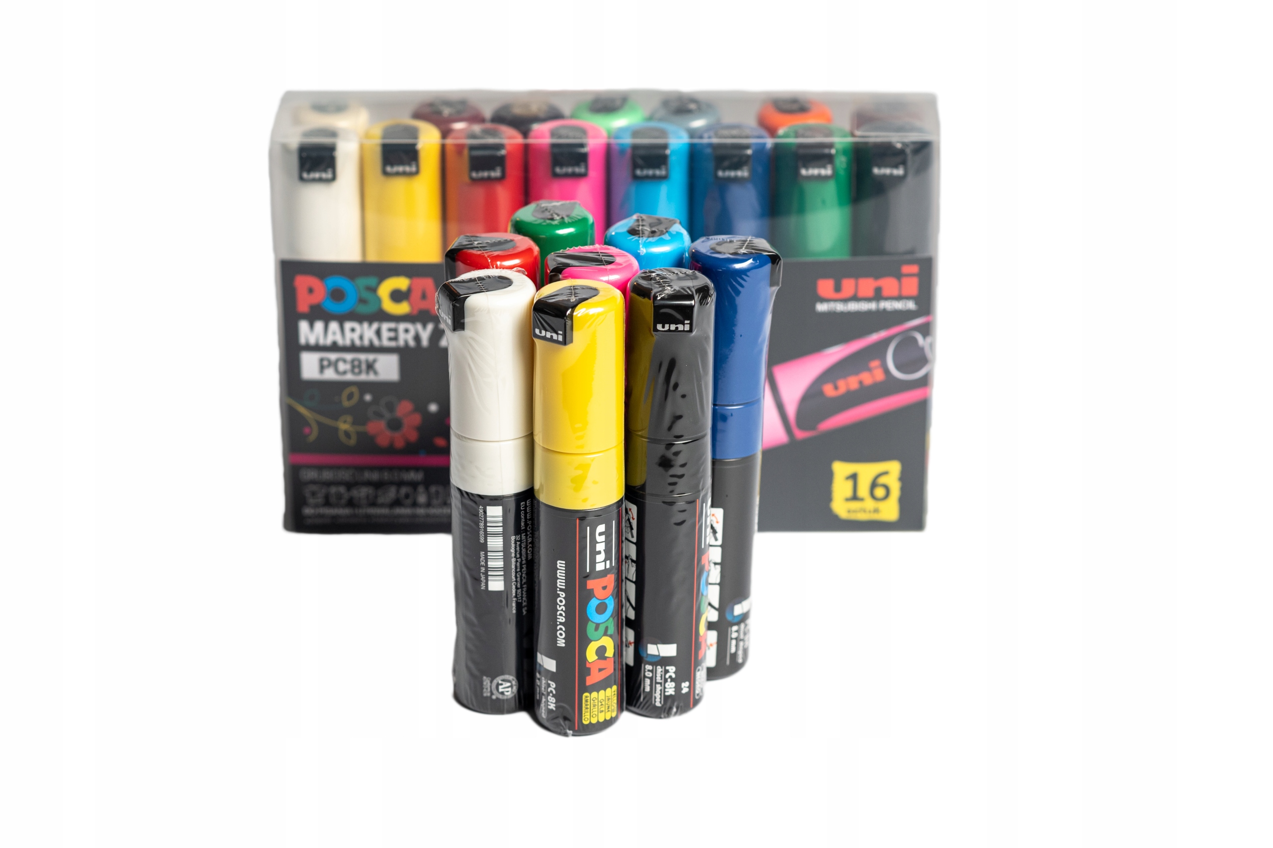Fixy plakátové PC-8K 16 barev Posca Uni