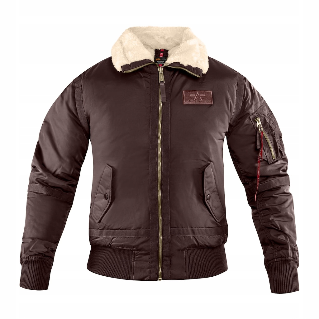 Vojenská pilotní bunda Flek Flyers Alpha Industries B15-3 Tt hnědá M