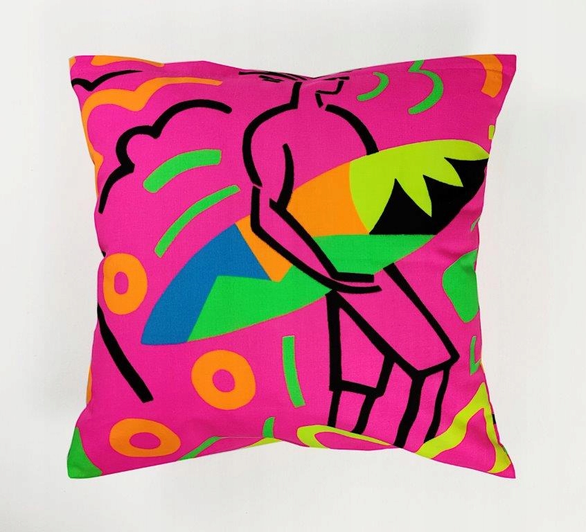 

Poszewka 100% bawełna 40 róż neon jaskrawa plaża
