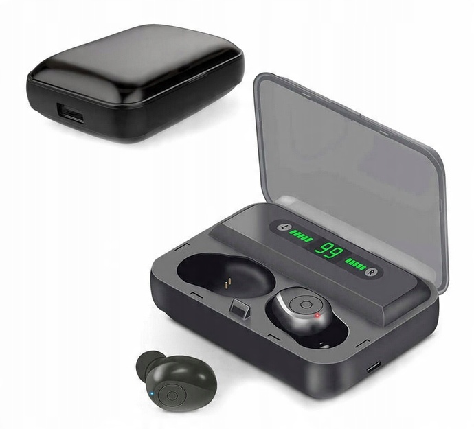 

Słuchawki Bezprzewodowe Douszne Bluetooth Tws 5.0