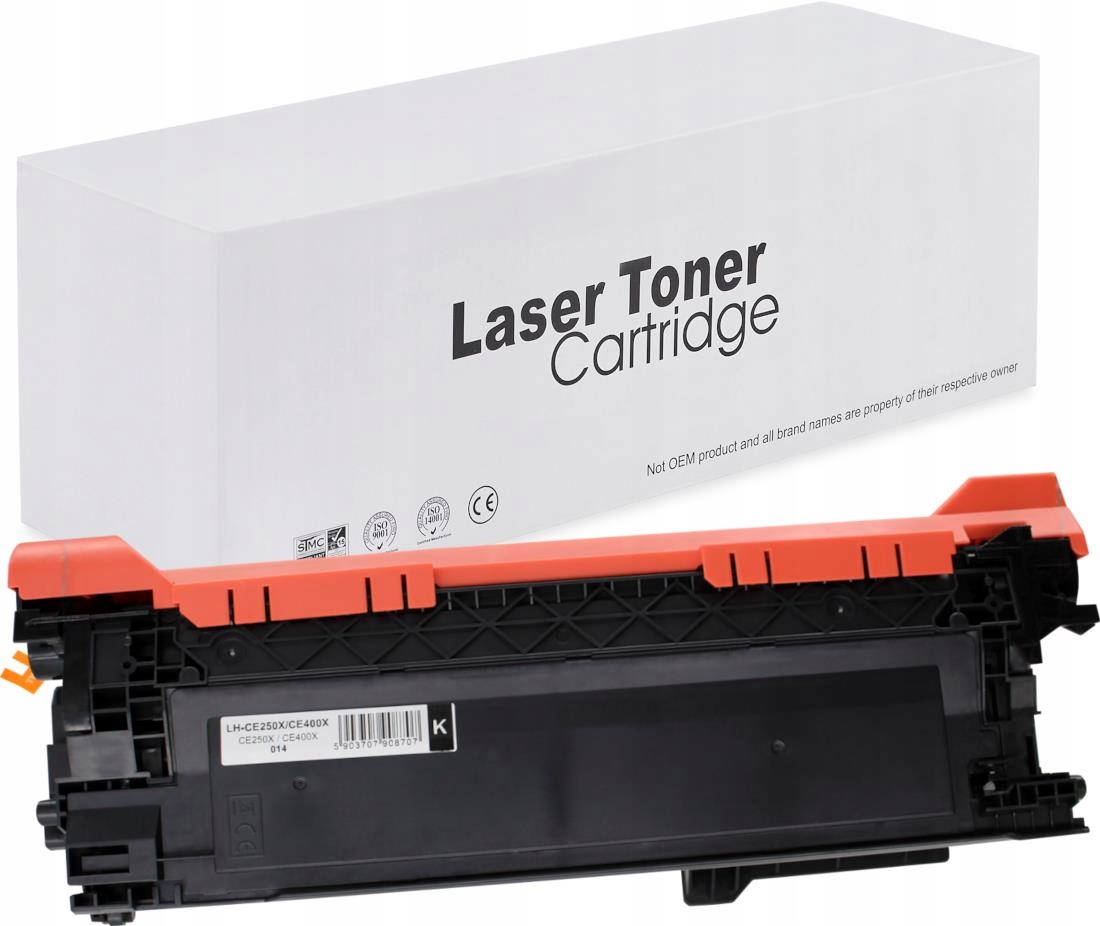 2 x Toner CE250X 504X CE400X 507X Hp CP3525 M551 M570 Czarny Black 11k Box