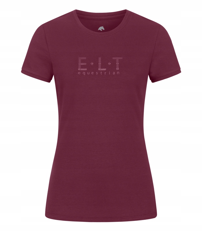 Koszulka funkcjonalna T-shirt „Perugia" Elt velvet red bordowa r.34/XS