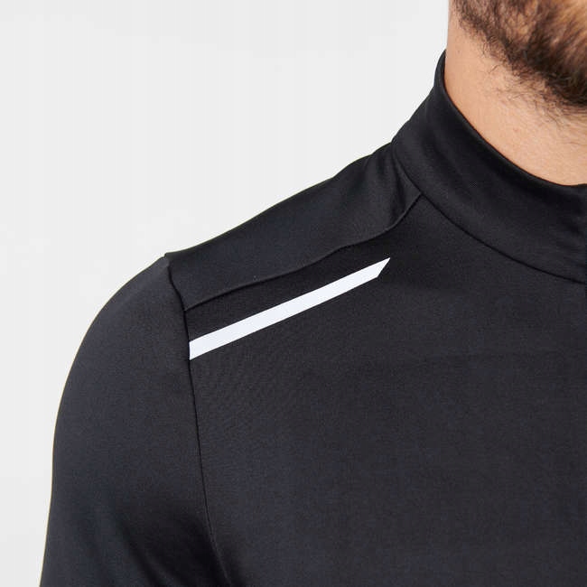 Bluza męska do biegania KALENJI TERMOAKTYWNA M Kolor czarny