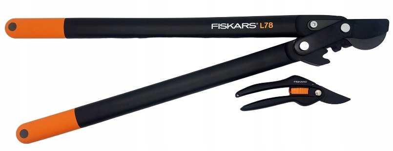 Fiskars Sekator Nożycowy L78 Hook PowerGear Sekator P26 SingleStep Zestaw