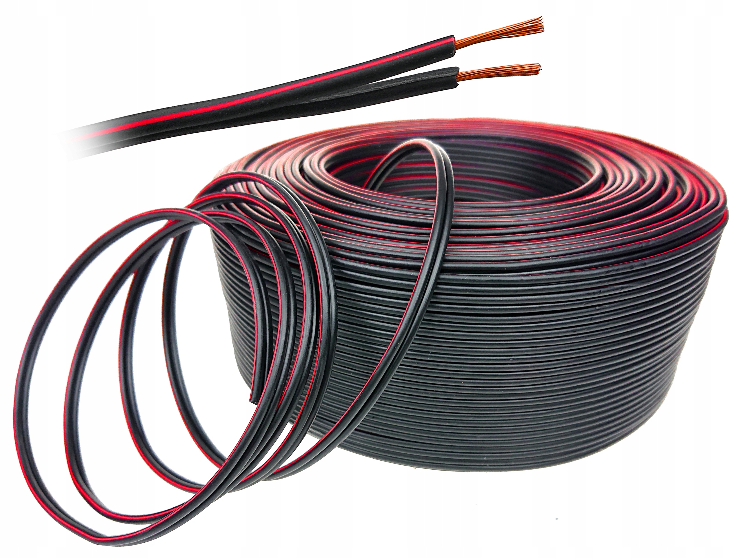 

Kabel Głośnikowy Do Taśm Led Dwużyłowy 2x1 10M