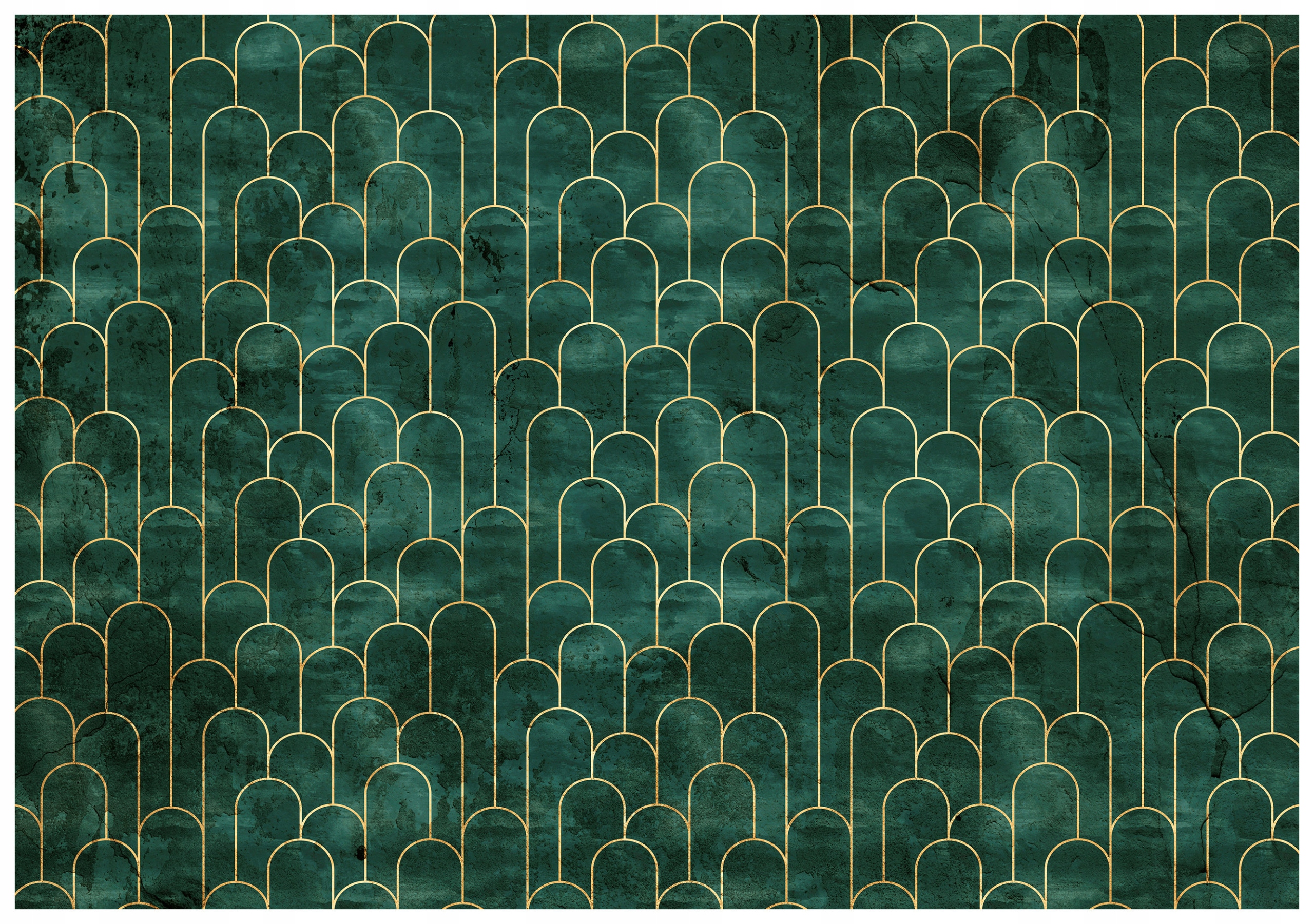 Fototapeta vlies Zlaté oblúky Art Deco elegancia do obývačky 300x210 lepidlo