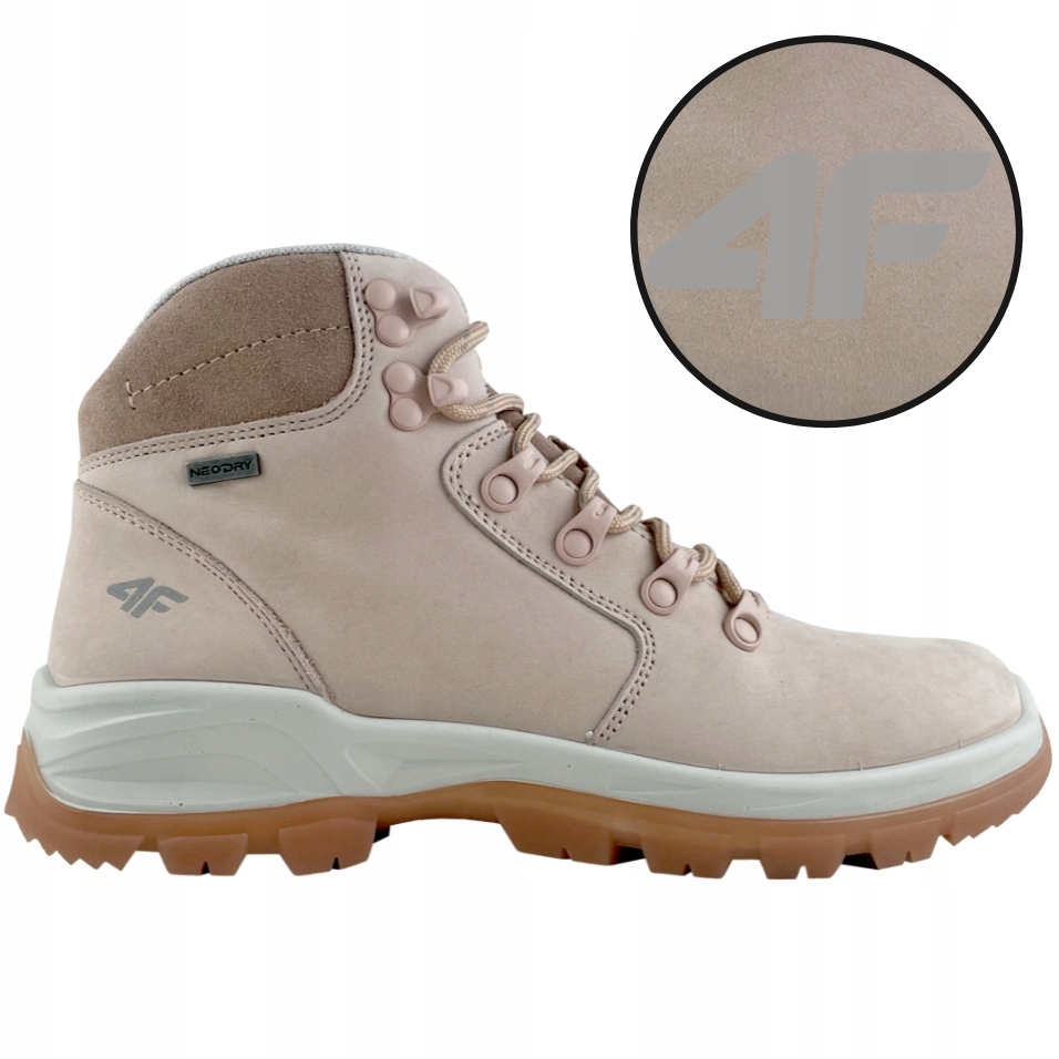 DAMSKIE BUTY 4F ZIMOWE TREKKINGOWE WODOODPORNE