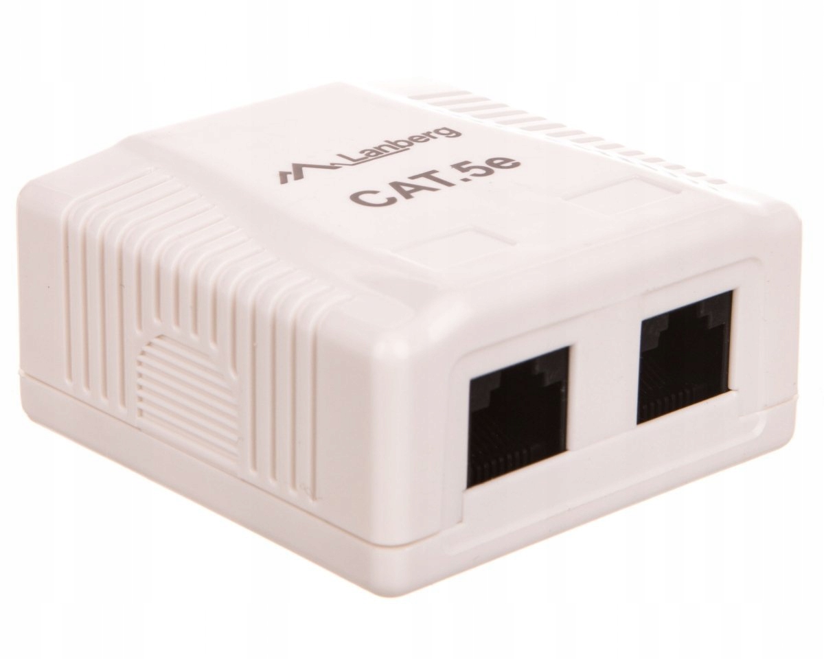 

Gniazdo natynkowe Utp 2xRJ45 kat.5e
