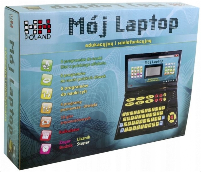 LAPTOP EDUKACYJNY 50 PROGRAMÓW MÓWI PO POLSKU Bohater brak