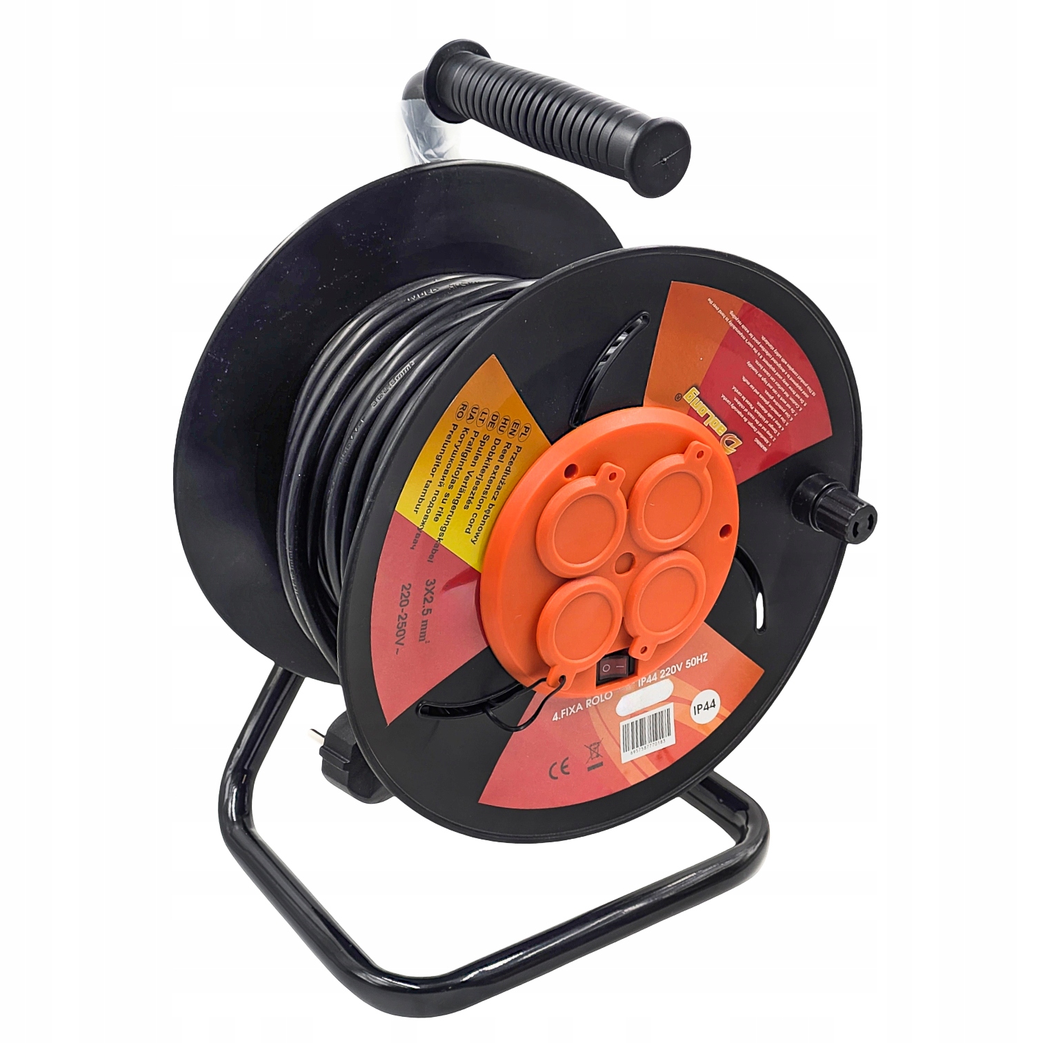 Prodlužovací Kabel Na Bubnu 3x2,5 50 m