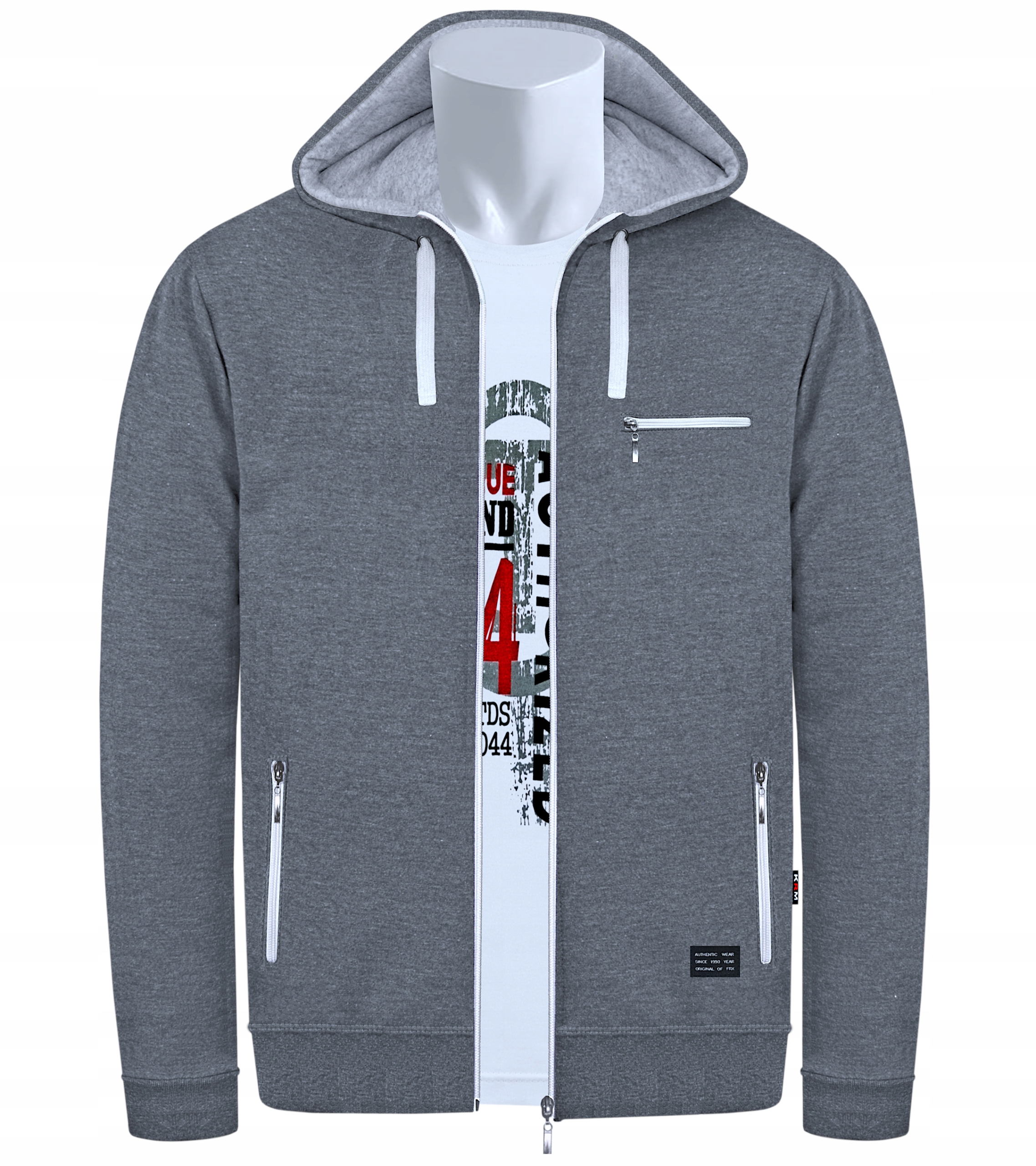 

Bluza Męska Fr/kp rozpinana 5XL mel