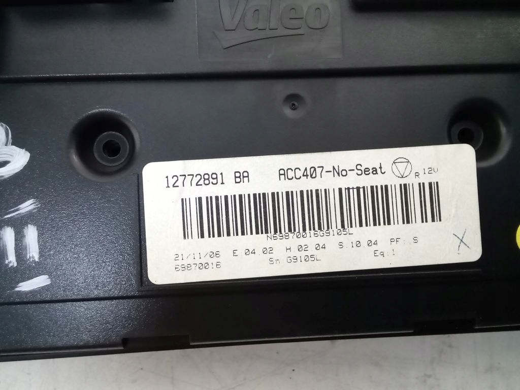 Saab 93 II control panel air conditioning devices 12772891