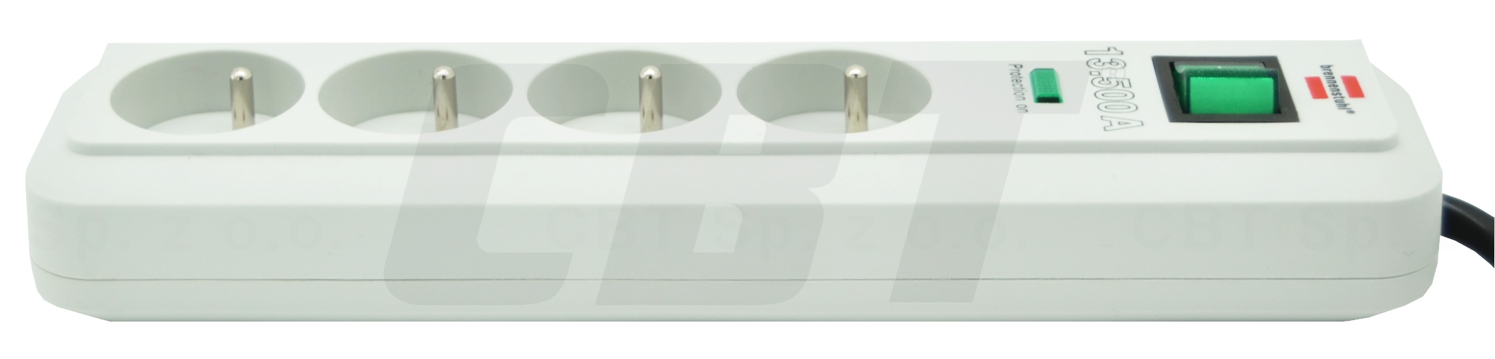 LISTWA ZASILAJĄCA PRZEPIĘCIOWA ANTYPRZEPIĘCIOWA 4 GNIADOWA 1,5M KABEL Długość przewodu 1.5 m