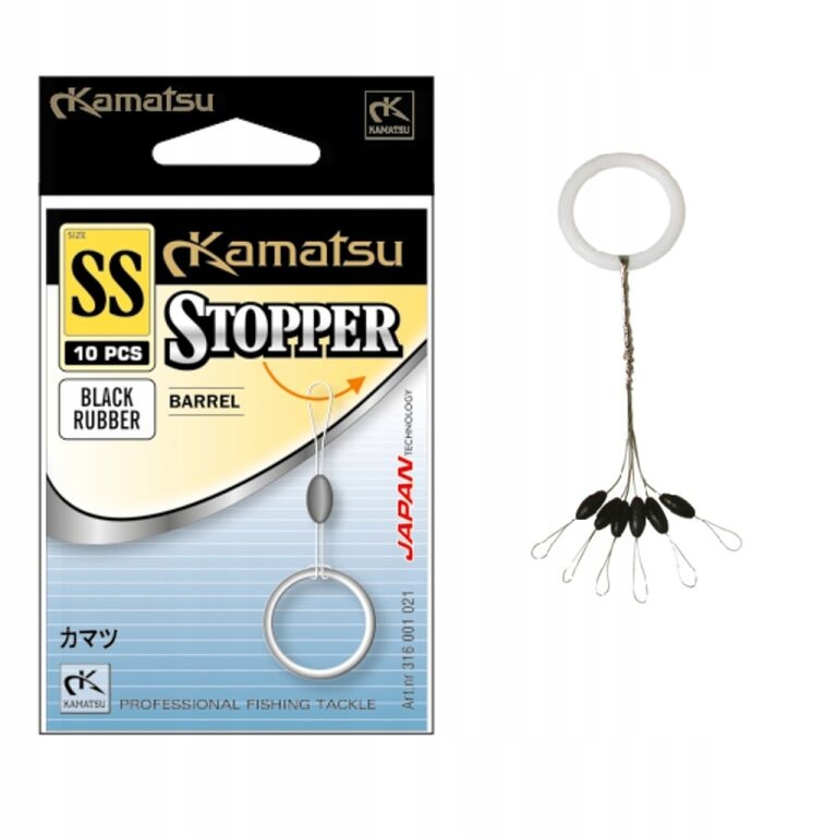 Kamatsu Stoper Gumowy Beczułka Czarna XL