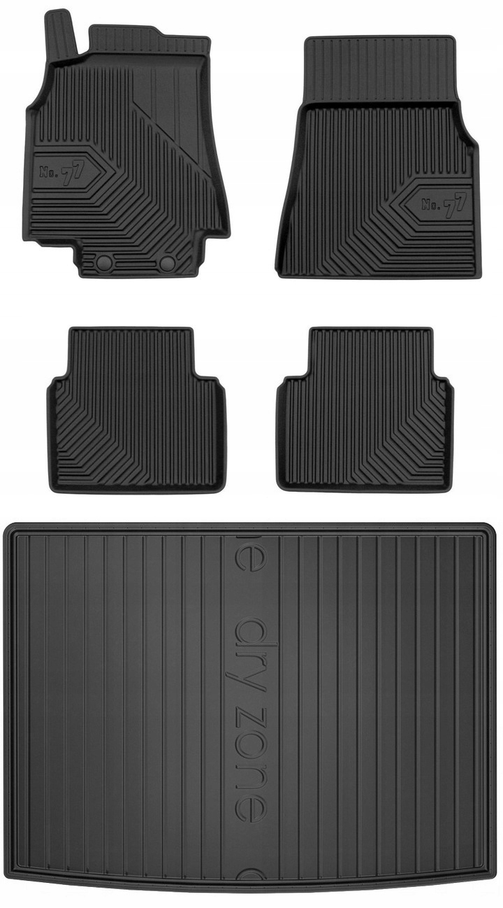 Set 77 Koberce a rohože Mercedes W245 2005-2011