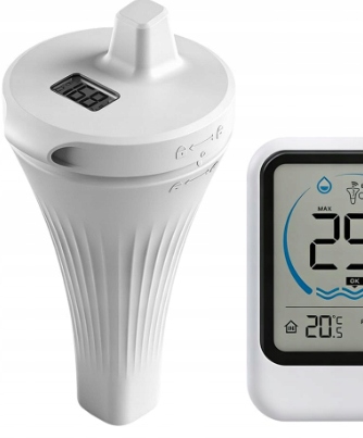 Plovoucí Bazénový Teploměr IP68 S LCD Displejem