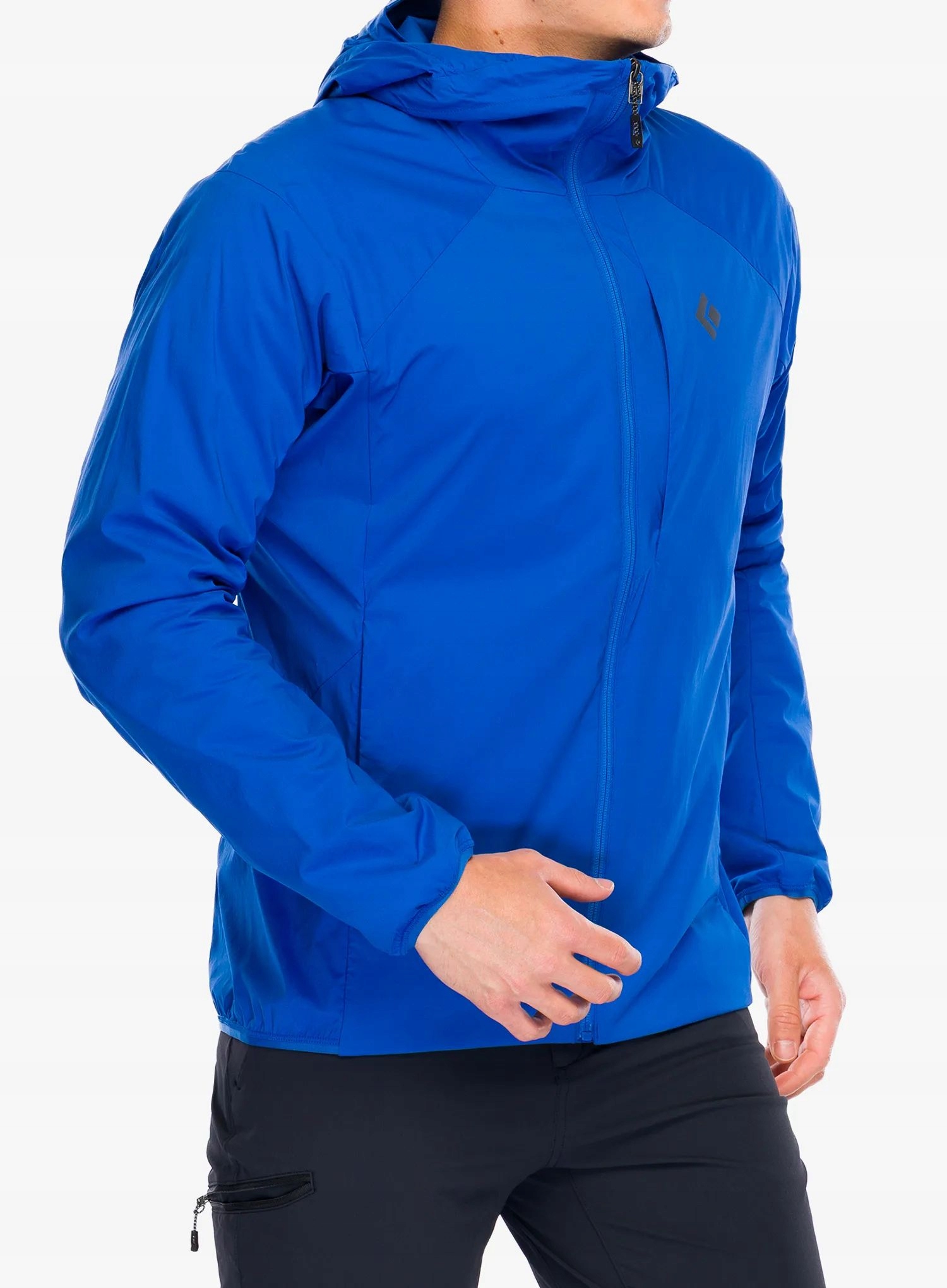 Zateplená softshellová bunda s kapucí Black Diamond Alpine Start Insulated Hoody drifter blue