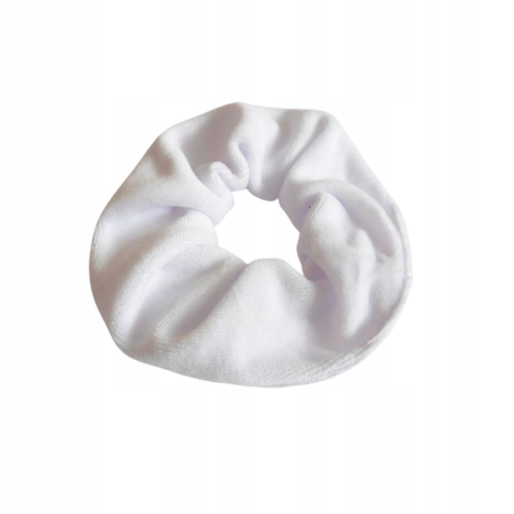 (aurora) G300a GUMKA FROTKA SCRUNCHIE, OWIJKA, BIAŁA X
