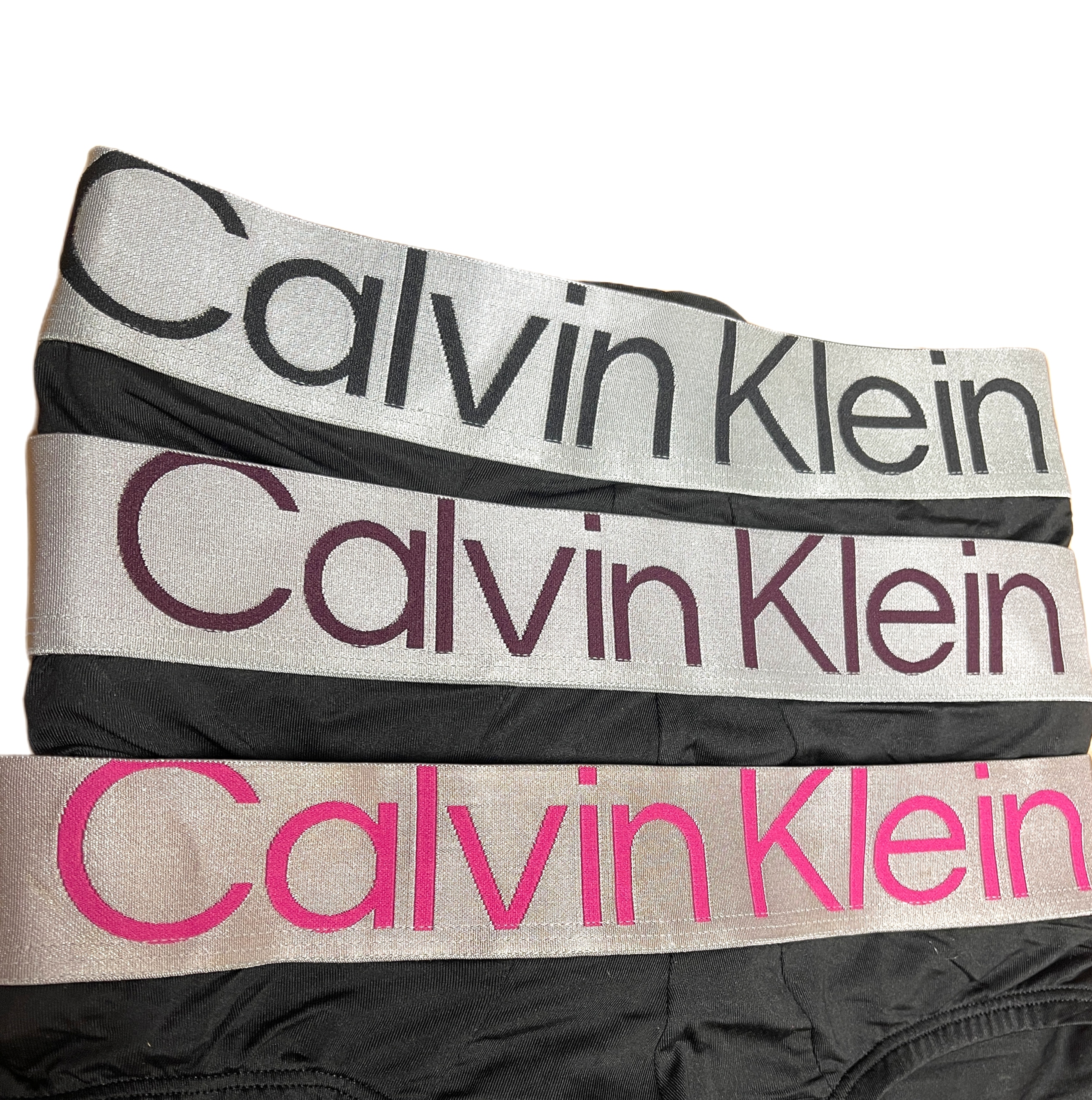 Calvin Klein Steel Microfiber Slipy 3 Pack NB3073A Eho L