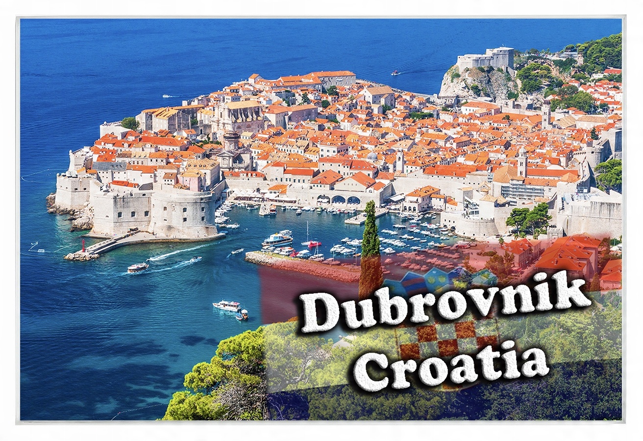 

Magnesy na lodówkę miasta - Dubrownik