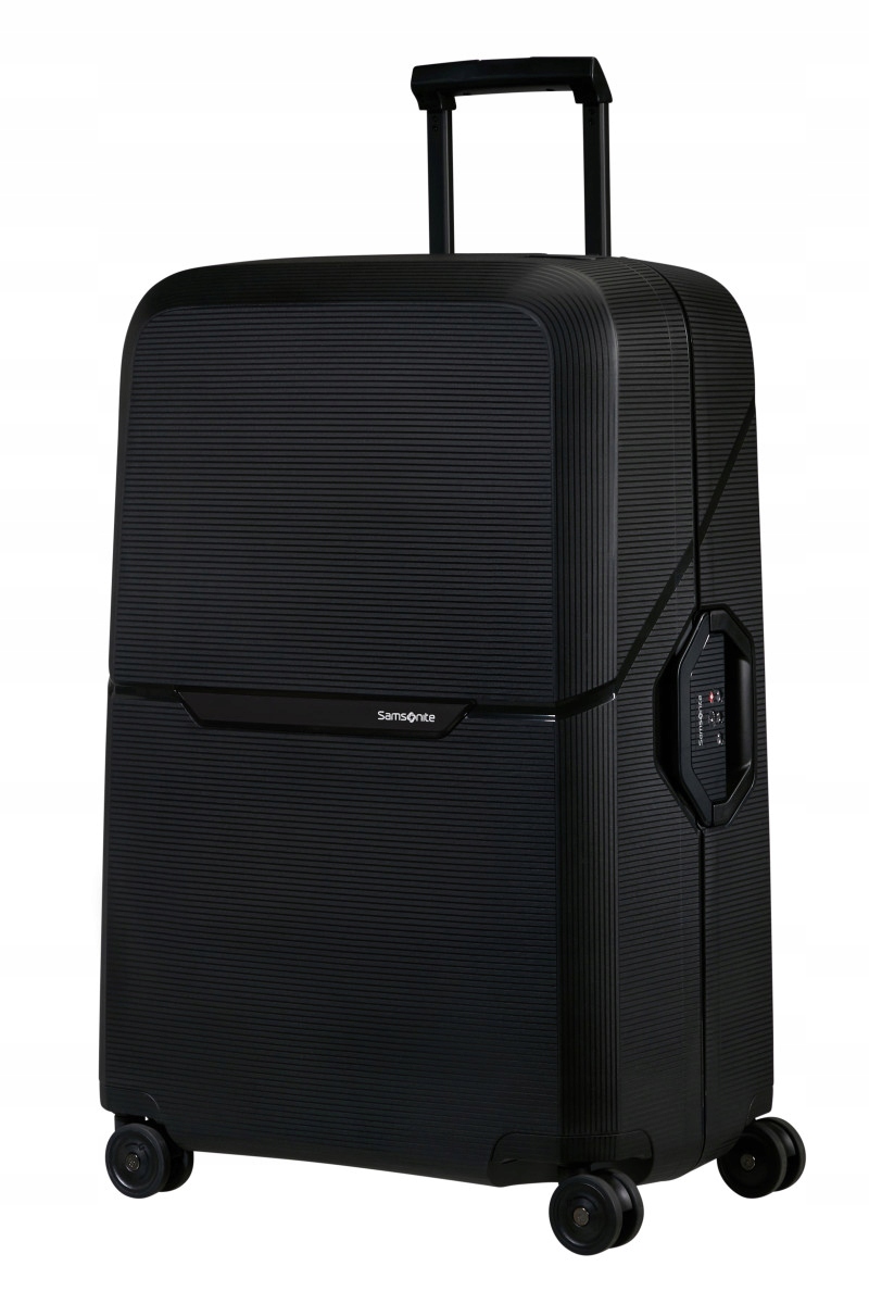 Samsonite Magnum Eco Walizka Duża 75 cm 104l twarda czarna Graphite
