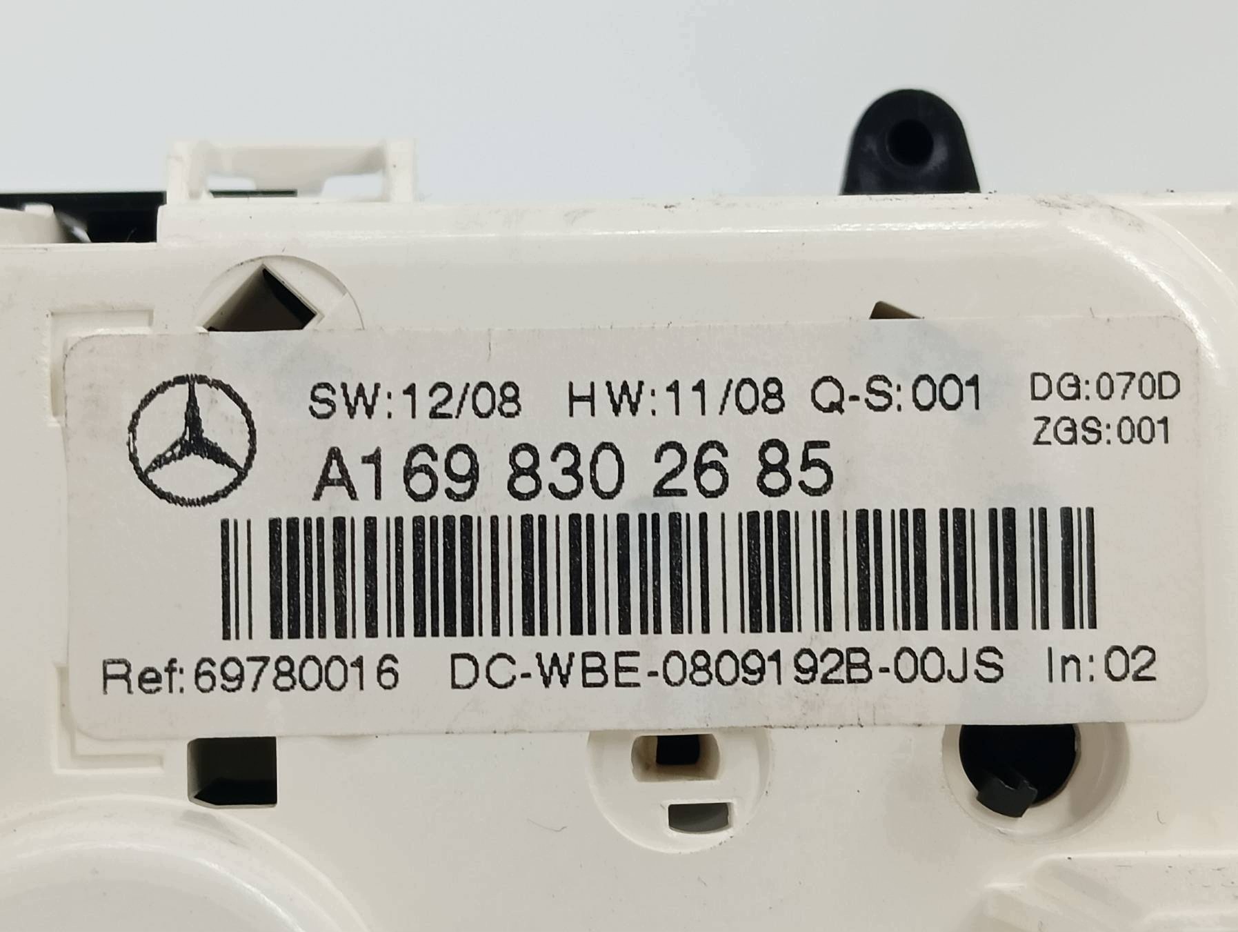 PANEL BOCCHETTE A1698302685 Mercedes-Benz B-klasa e (2005-2011) W245