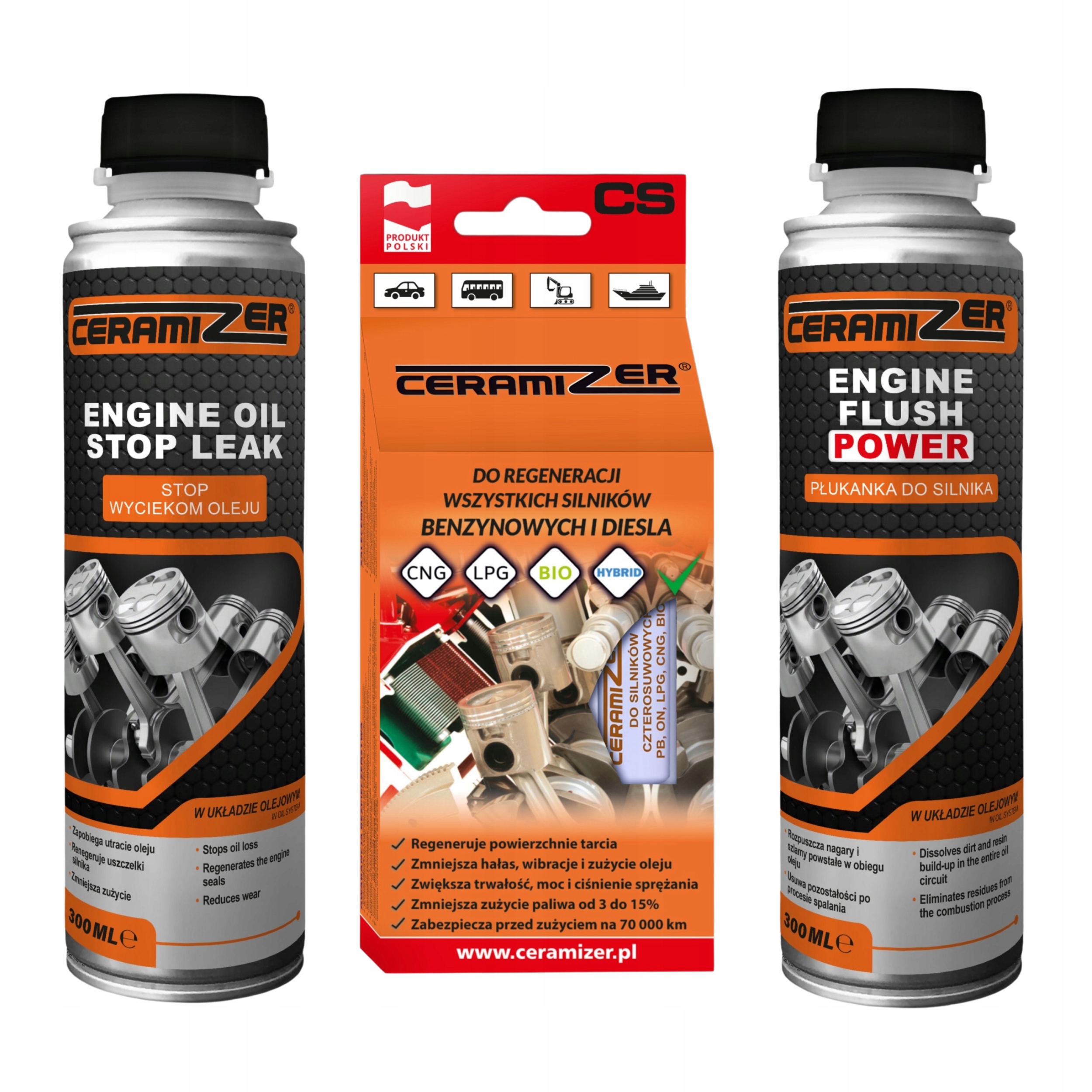 Sada Ceramizer zabraňuje úniku a likvidaci oleje v motoru