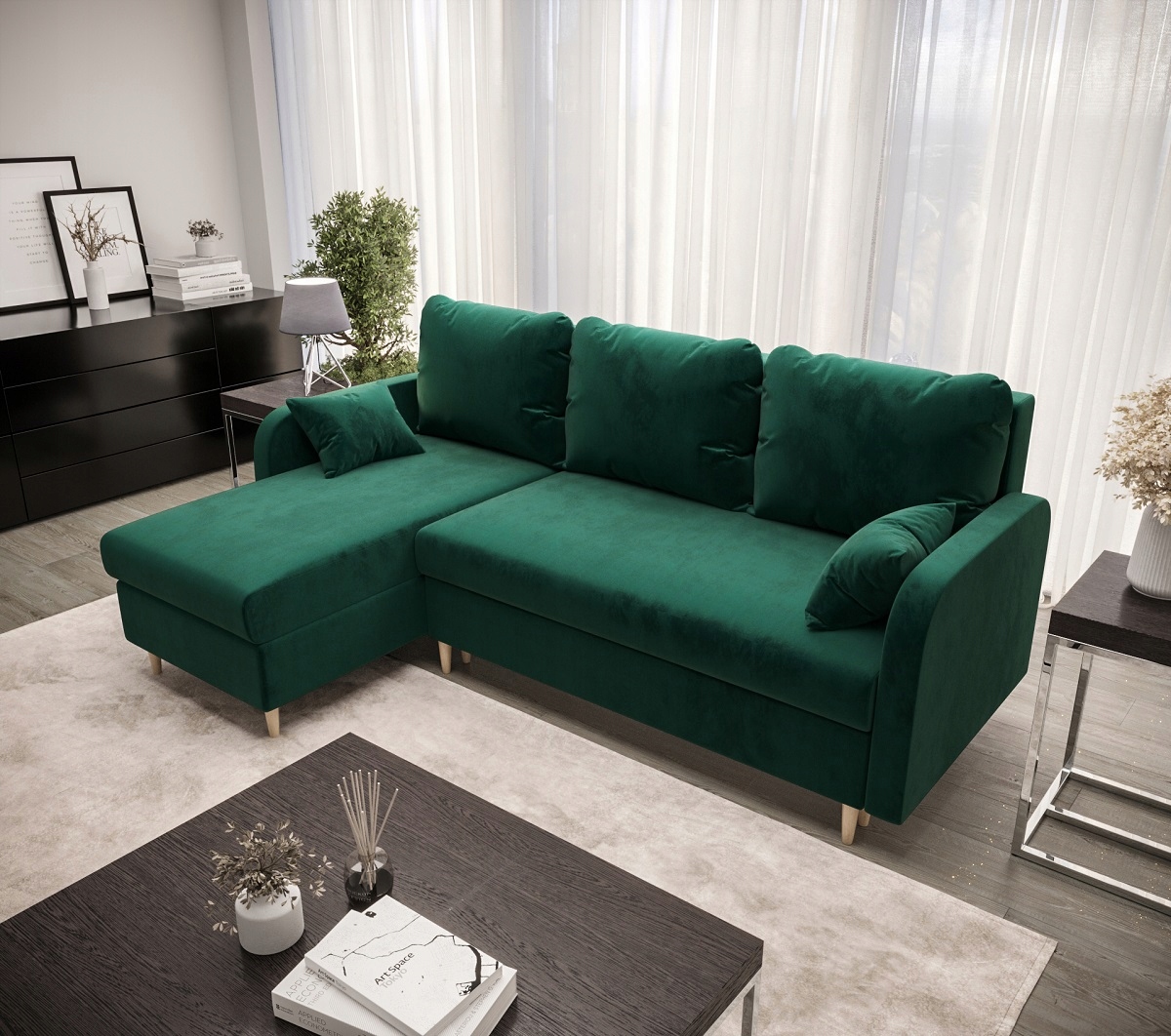 Rohová Sedací Souprava s funkcí Spania 224 Bari RN10 O-sofa
