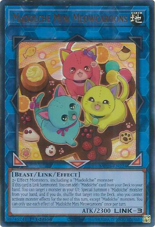 Yu-Gi-Oh! TCG: Madolche Mini Meowcaroons (MP25)