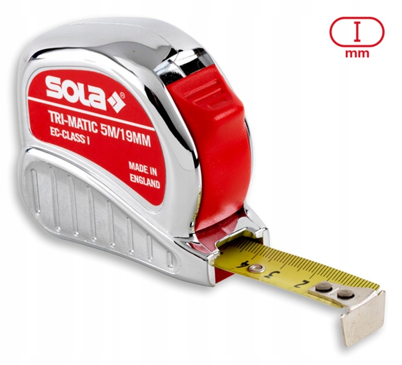 Ocelová Svinovací Metr Tri-matic 19 MM 5 M