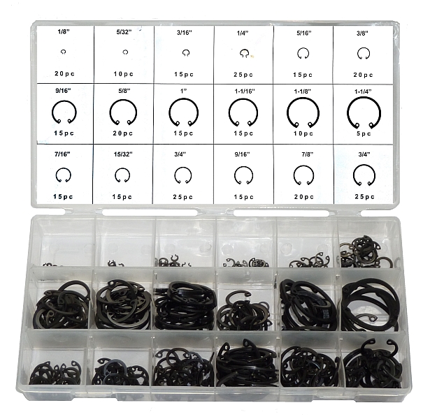 SZCZYPCE 8 + PIERŚCIENIE SEGERA WEWNĘTRZNE ZESTAW Kod producenta 1053110537