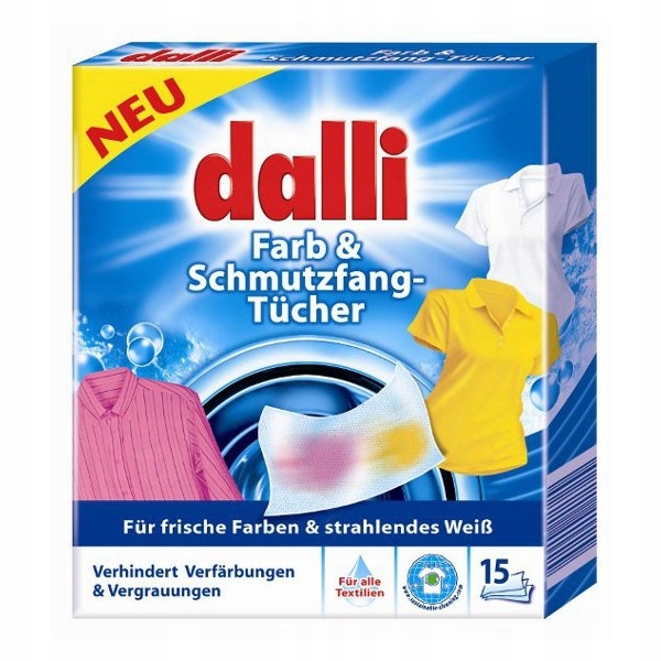 

Dalli Chusteczki Do Prania Wyłapujące Do Koloru 15