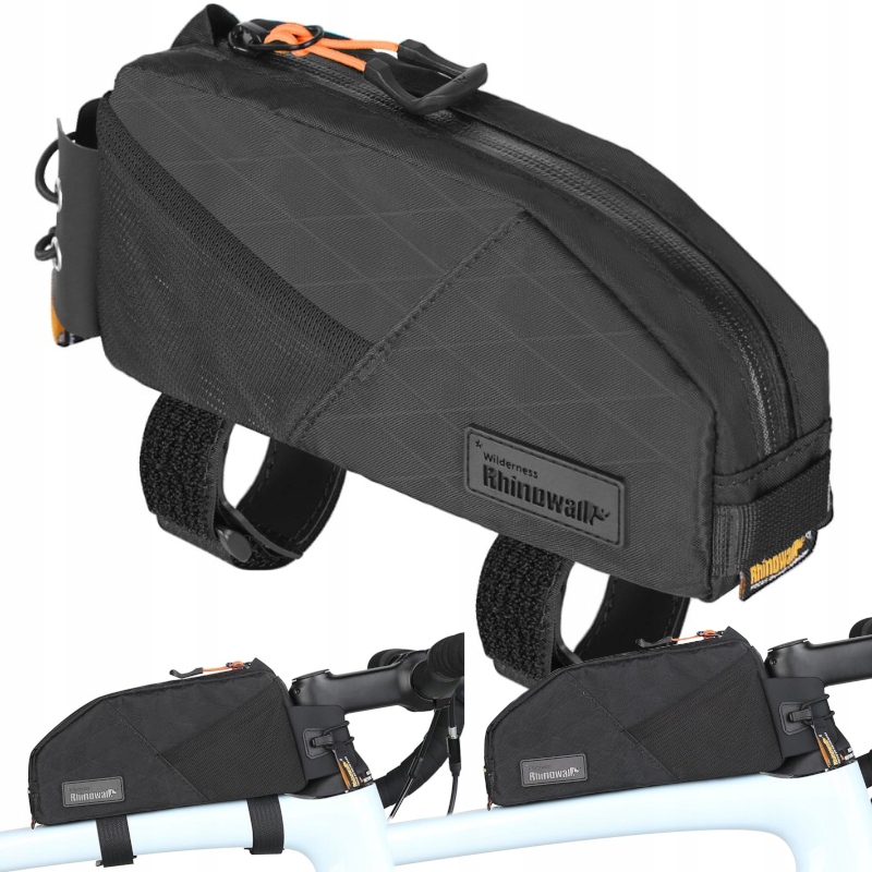 Rhinowalk Torba Rowerowa Na Ramę Lekka Wodoodporna Sakwa 1,2L Śruby/paski