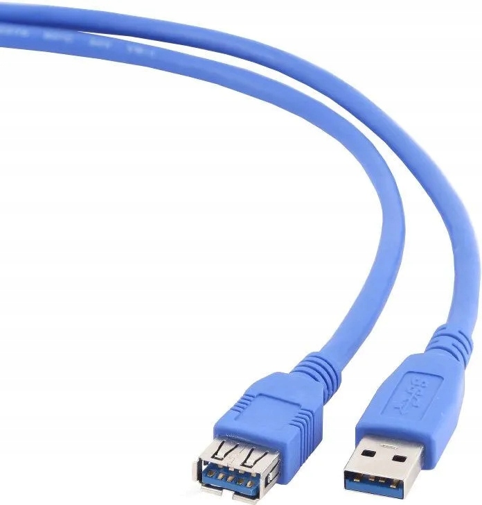 Kabel Przedłużacz USB 3.0 typu AM-AF 3m Gembird niebieski