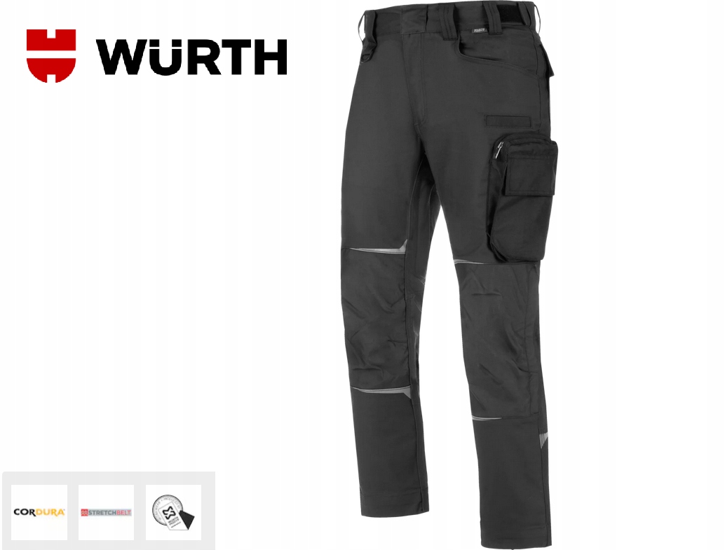 Spodnie Robocze Wurth Temper Antracytr R.46