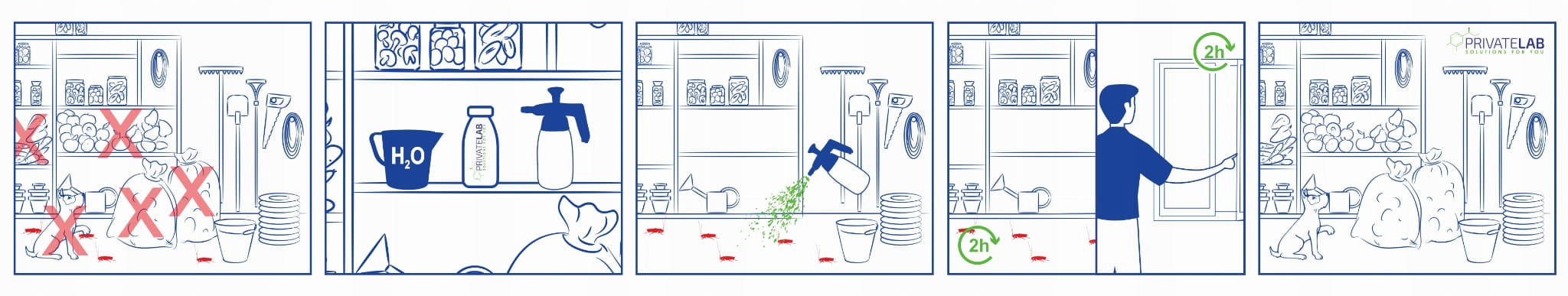 ZESTAW zwalczanie mrówek karaluchy koncentrat 1L Producent Private Lab