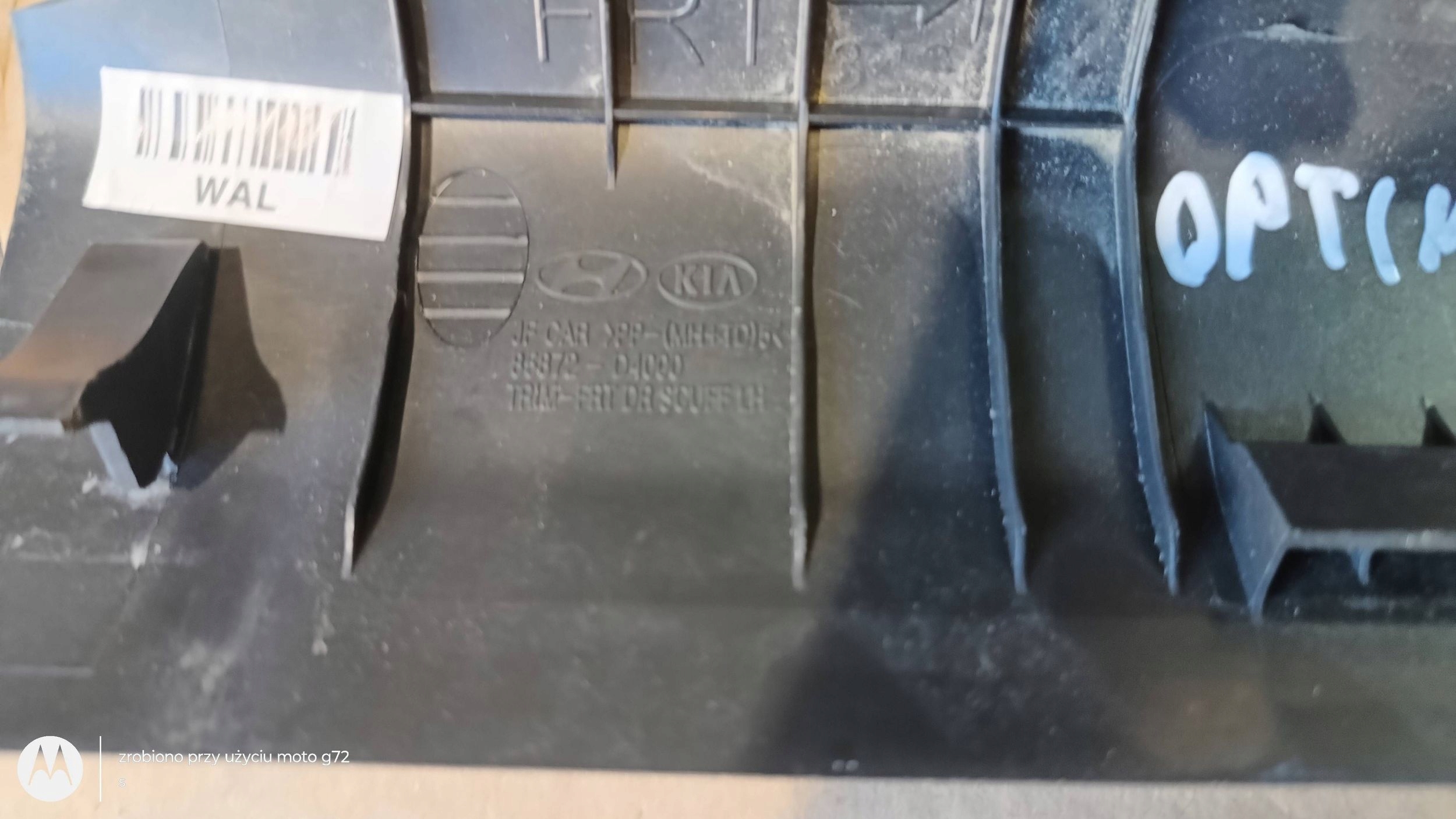 KIA OPTIMA kryt PRAHU levá 85872-D4000 2019R