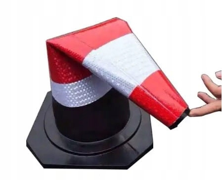 Pachołek drogowy słupek ostrzegawczy odblask 77cm EAN (GTIN) 5905155701480